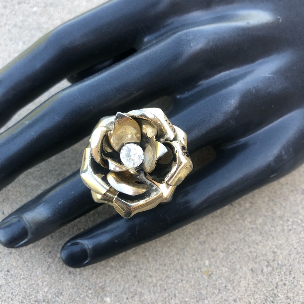 vintage rose ring.